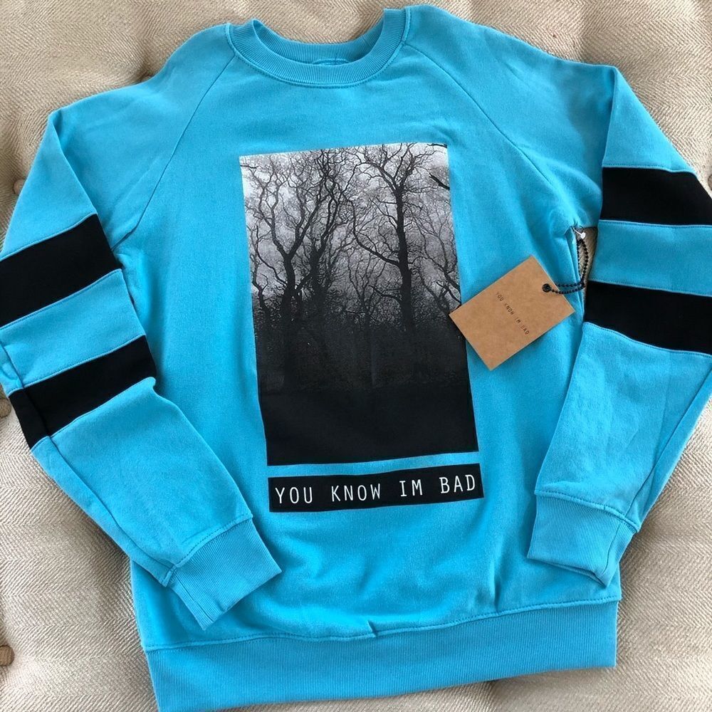 NWT Nordstrom You Know I’m Bad Graphic Sweatshirt S